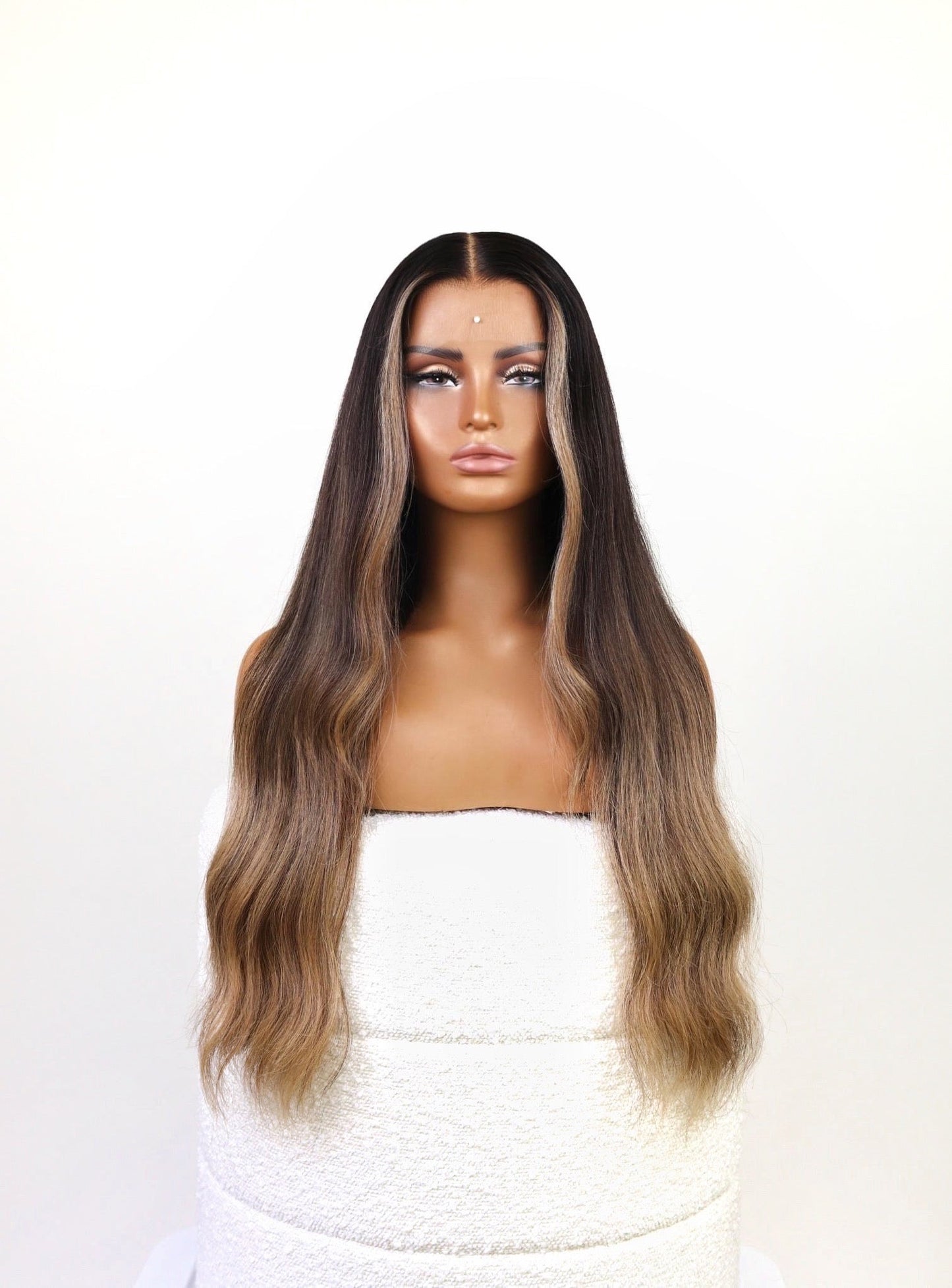 WILLOW OMBRE ESPRESSO HUMAN HAIR HD LACE WIG