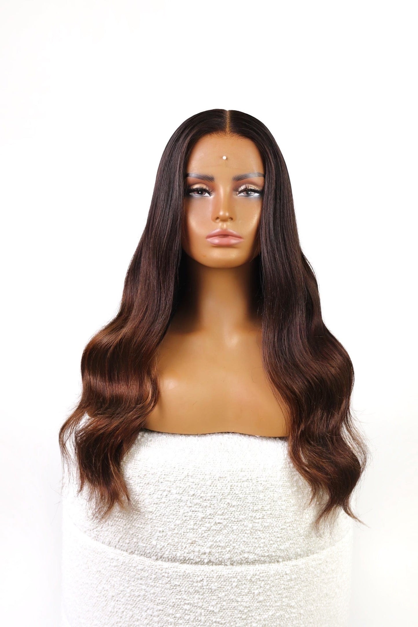 KAIA BROWN OMBRÉ HUMAN HAIR HD LACE WIG