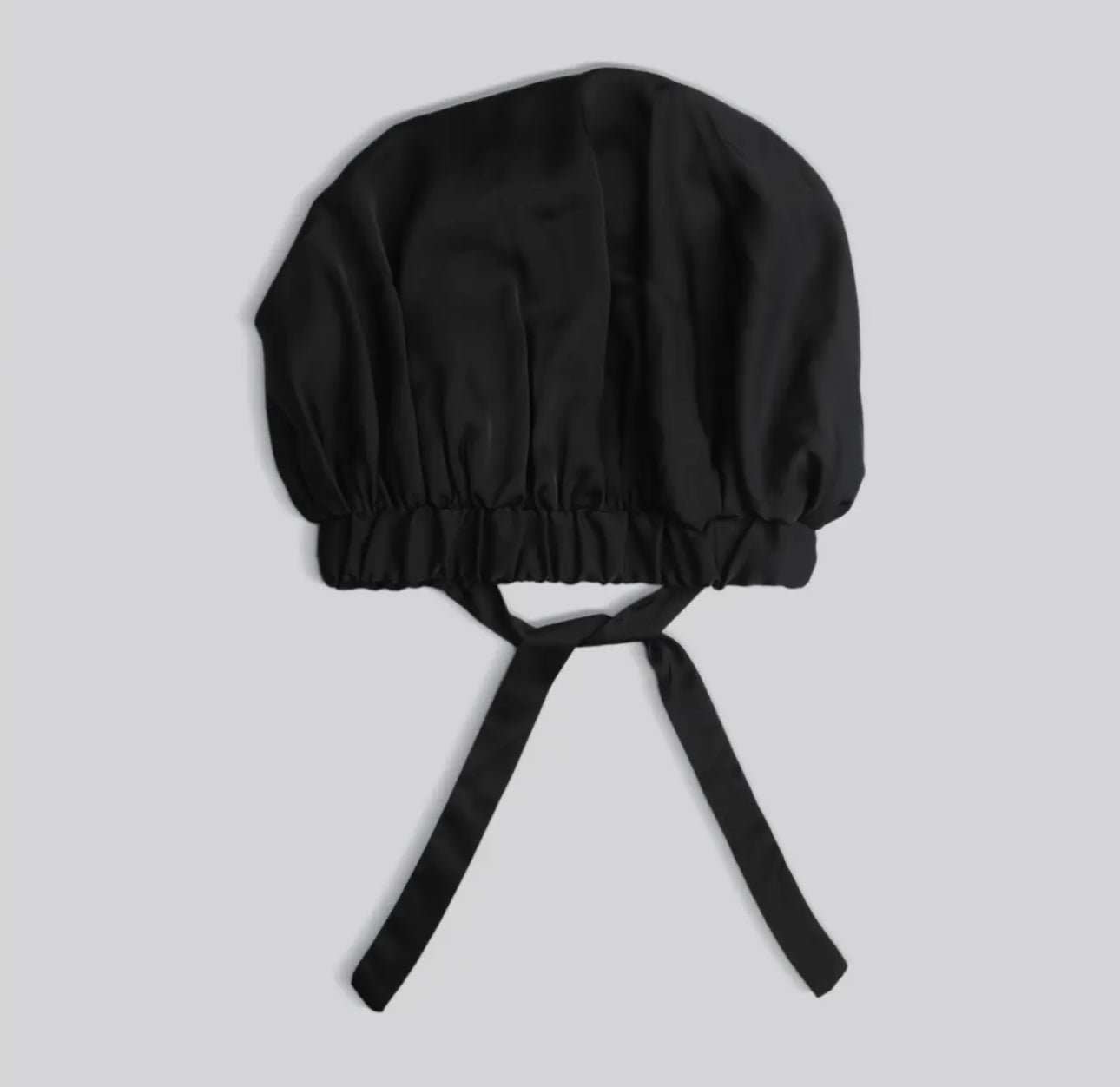 BLACK SATIN SLEEP XL ADJUSTABLE BONNET - Aoreexclusive