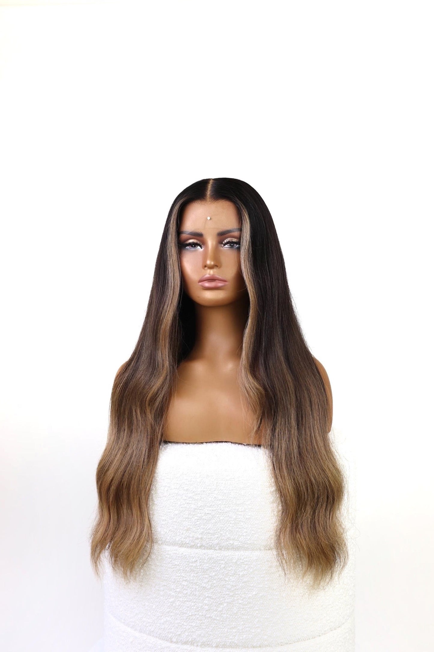 WILLOW OMBRE ESPRESSO HUMAN HAIR HD LACE WIG