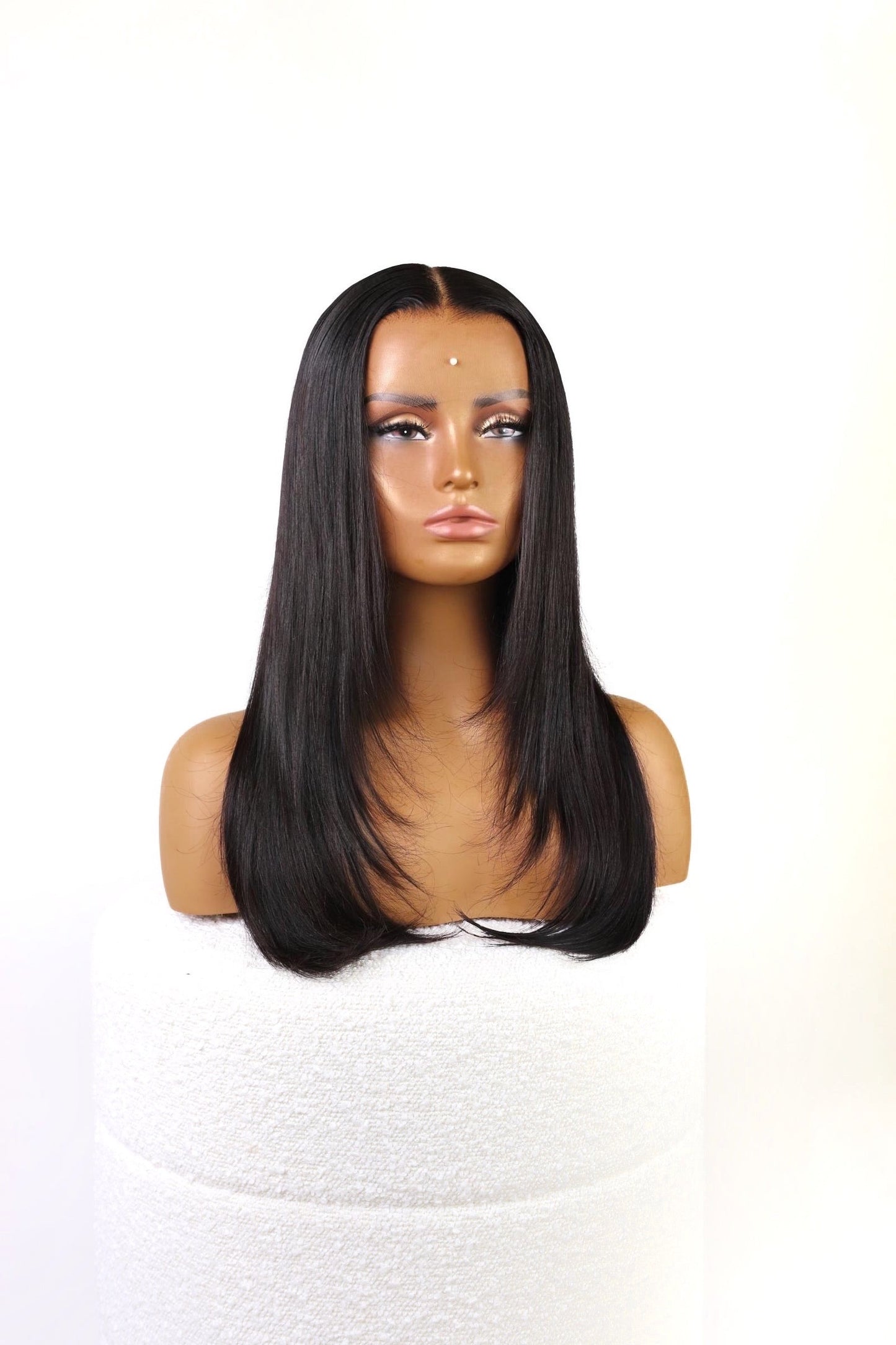 ADRIANA LAYERED HUMAN HAIR HD LACE  WIG