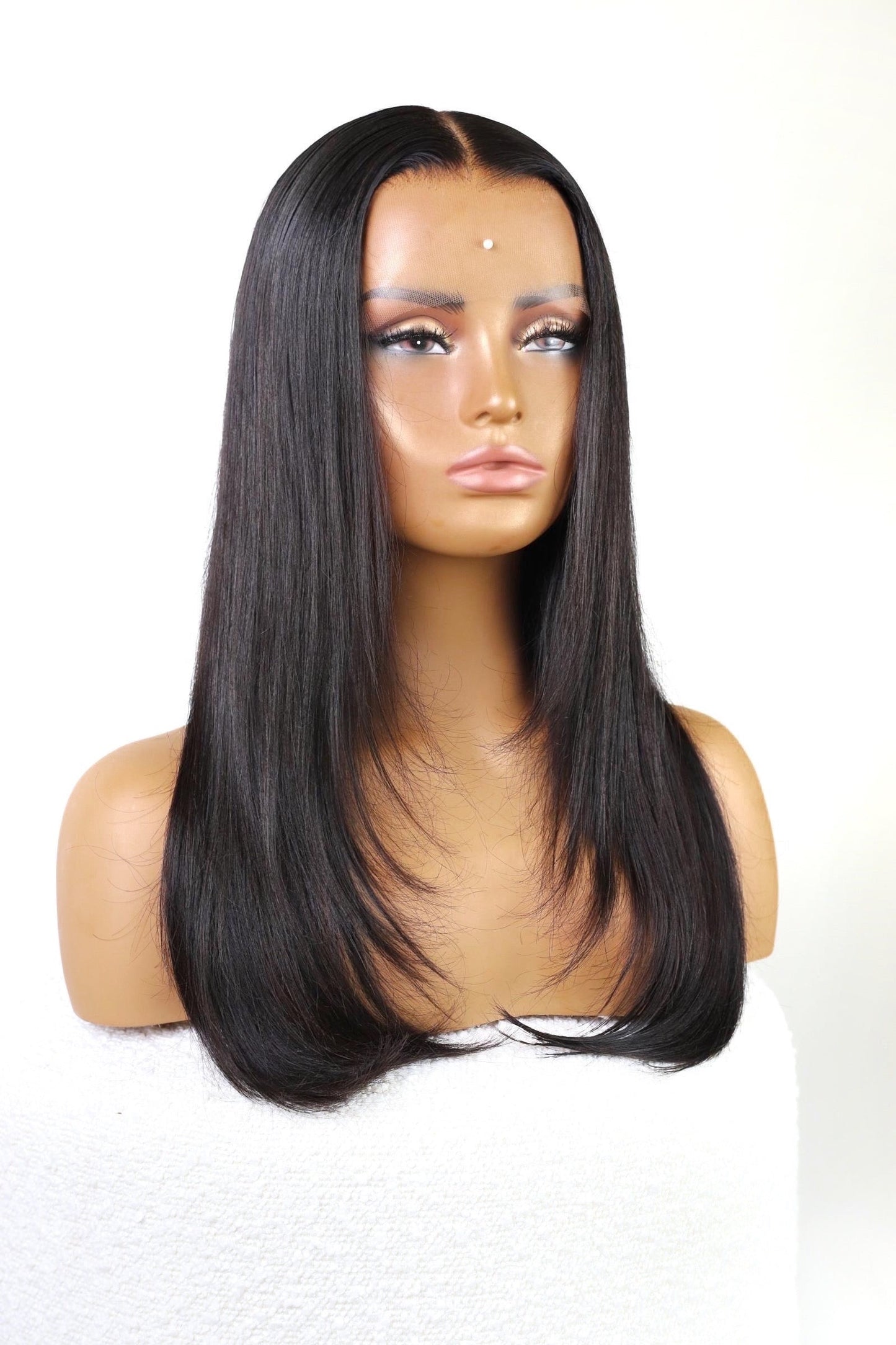 ADRIANA LAYERED HUMAN HAIR HD LACE  WIG