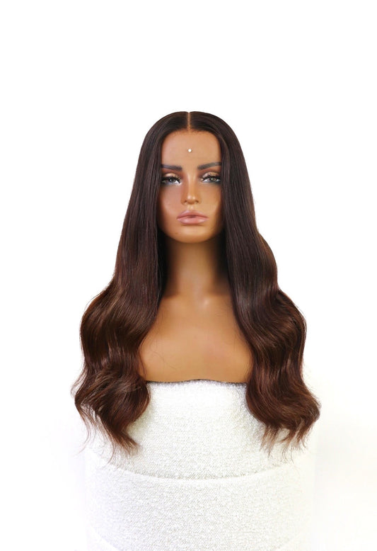 KAIA BROWN OMBRÉ HUMAN HAIR HD LACE WIG