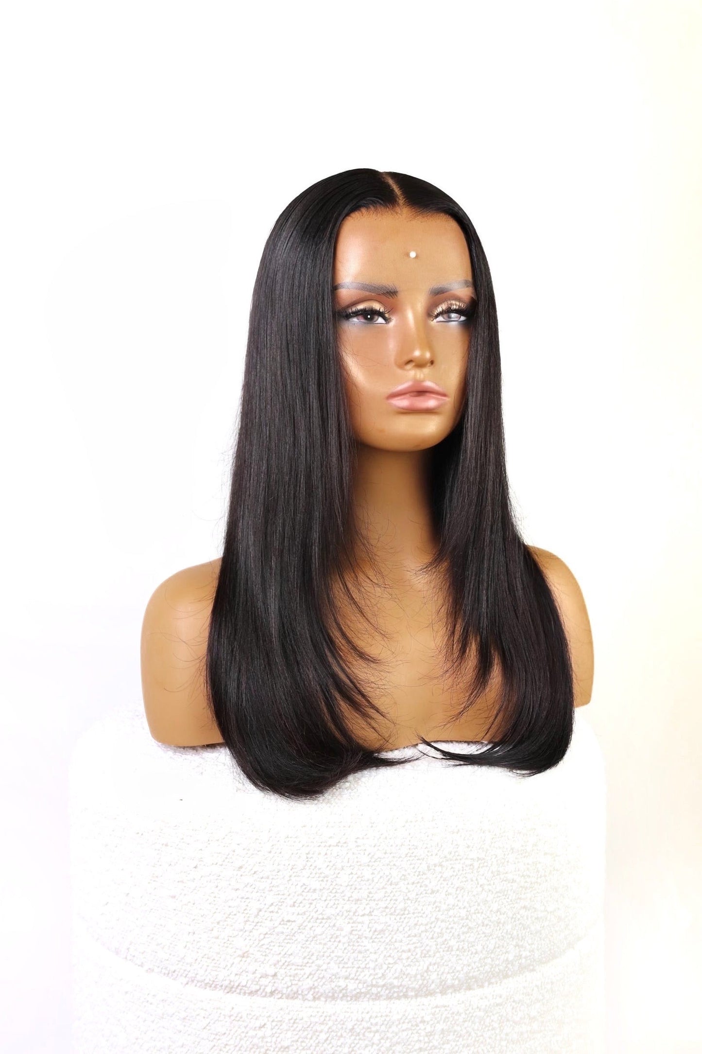 ADRIANA LAYERED HUMAN HAIR HD LACE  WIG