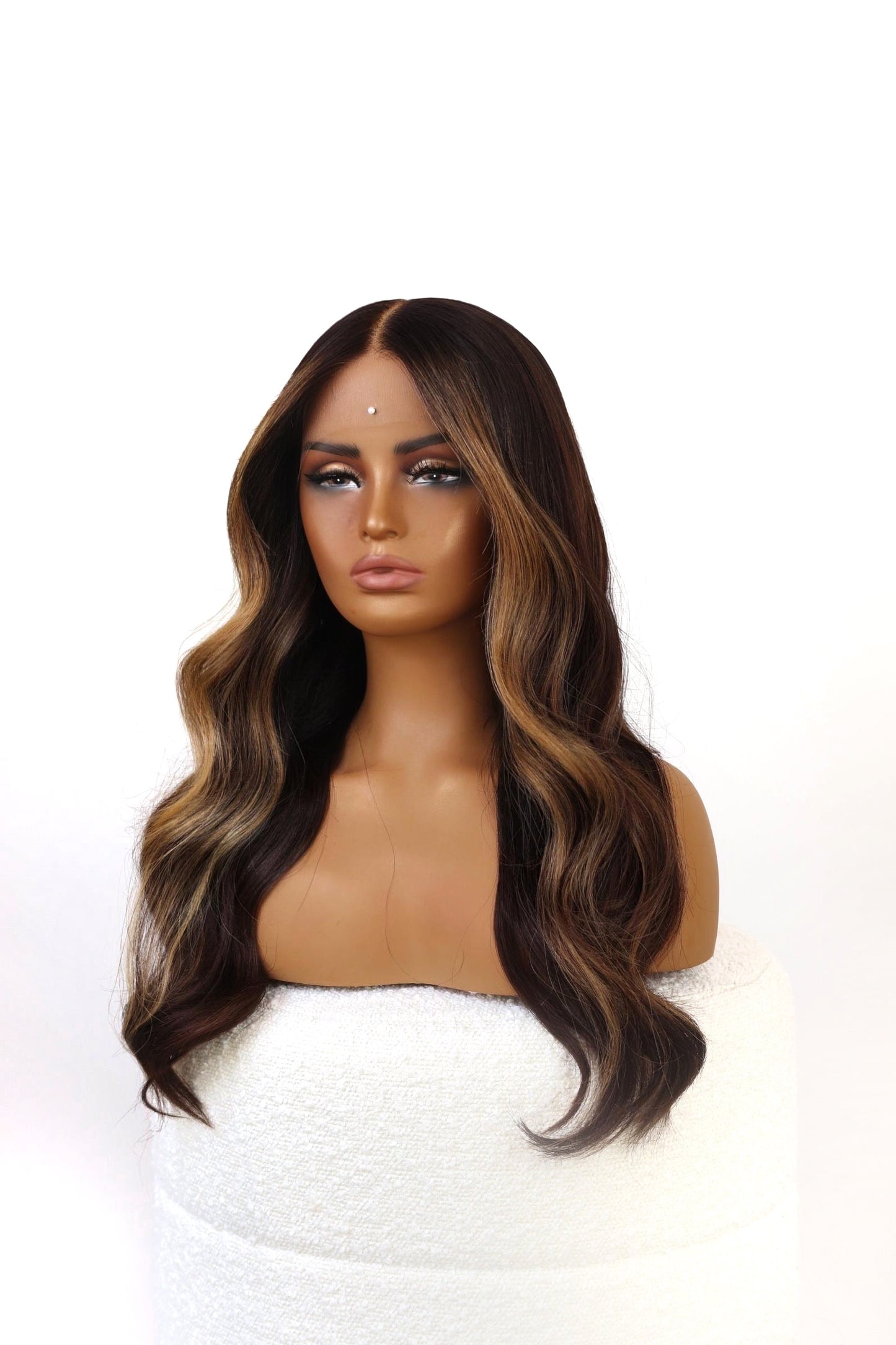 BROOKE BLONDE HIGHLIGHTS HUMAN HAIR LACE HDLACE